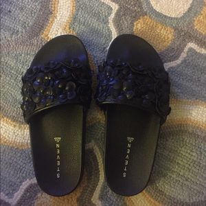 Steven by Steve Madden floral slide sandals